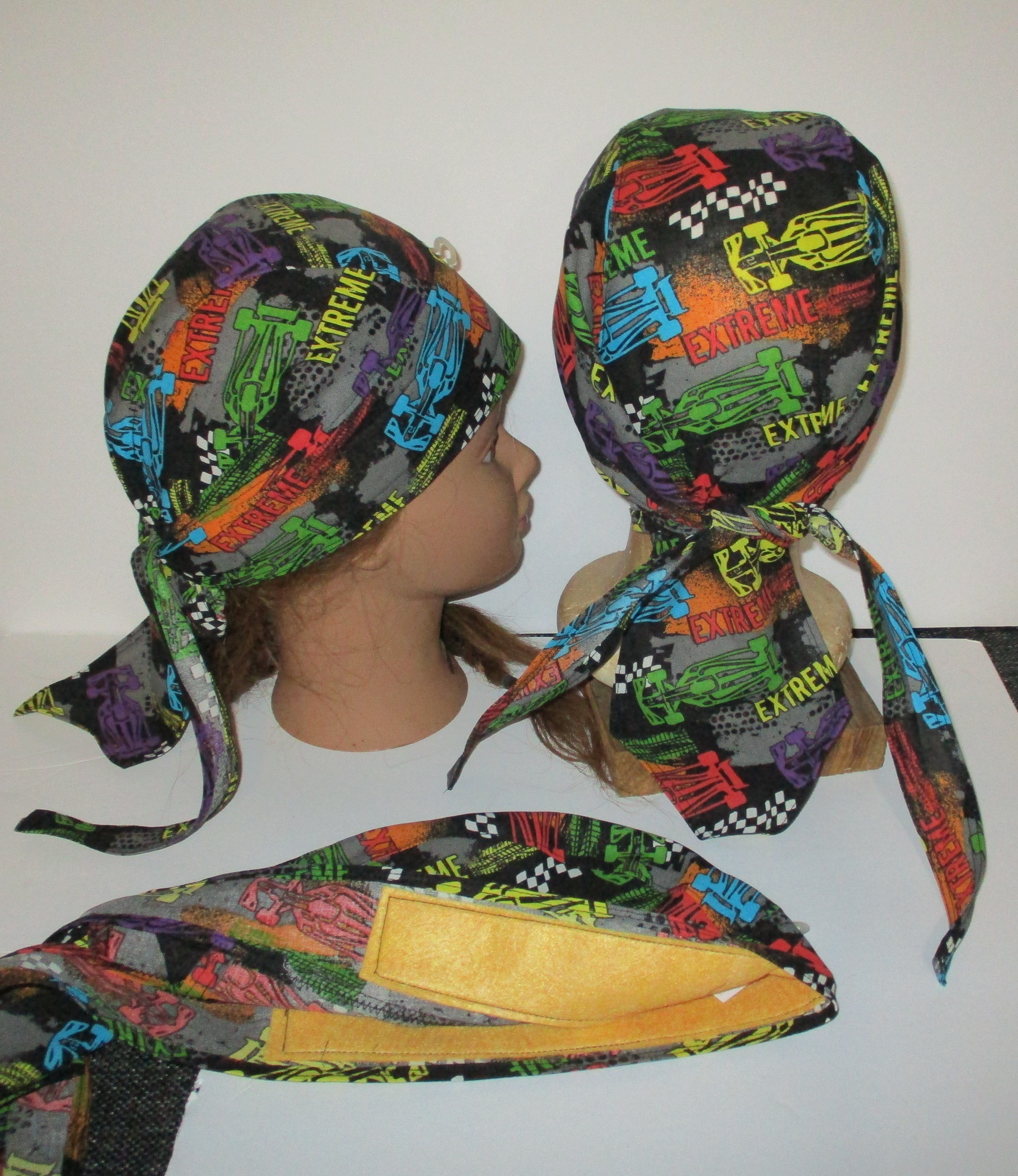 Do-Rag Bandanna with Sweatband Extreme Racing