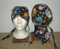 Do-Rag Bandanna with Sweatband Sugar Skulls