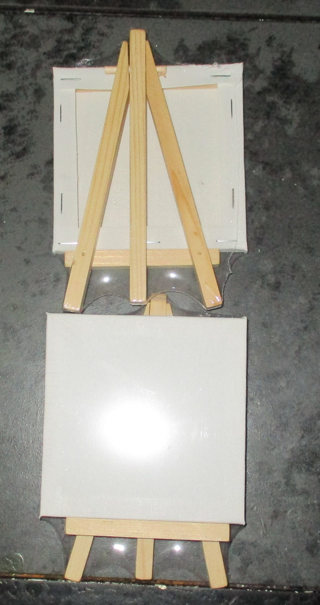 Painting Art Kit Acrylic Paints Easels Canvases Pallet Brushes