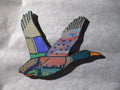 mini art magnet flying duck swamp hunting