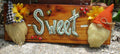 Gnome sweet gnome wooden 3D sign art