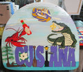 Wood Art Sign Louisiana Swamp Bayou LSU Saints Gator Crawfish Tabasco Sauce